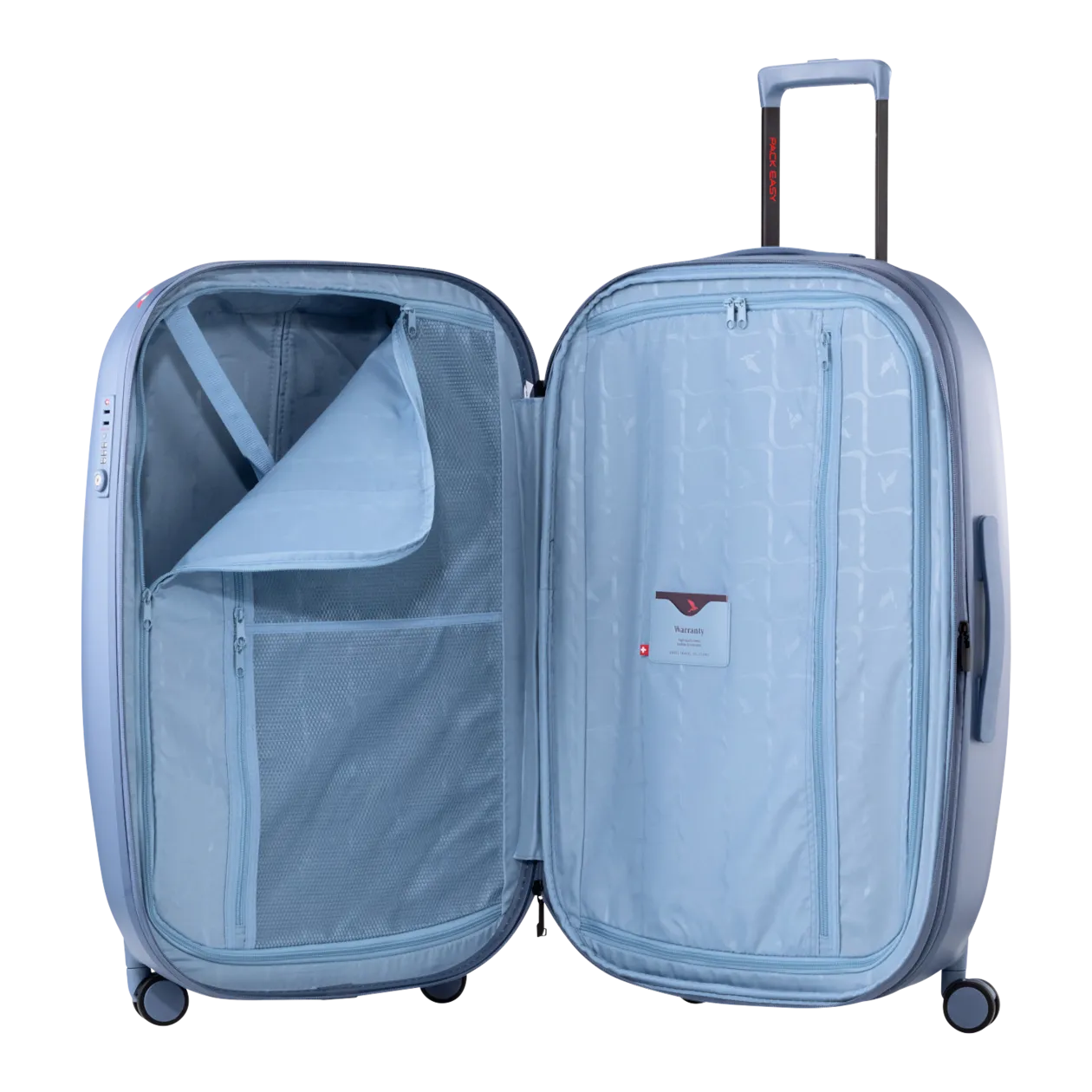 PACK EASY Gen-T Valise à roulettes L (extensible), bleu marine