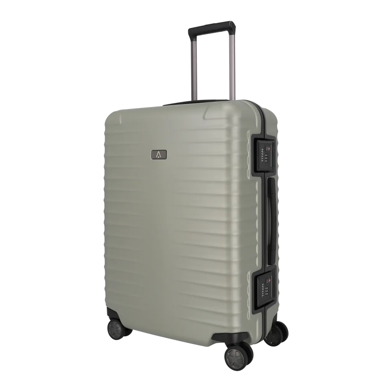 TITAN® LITRON FRAME Valise à roulettes M, 4 roulettes, champagne