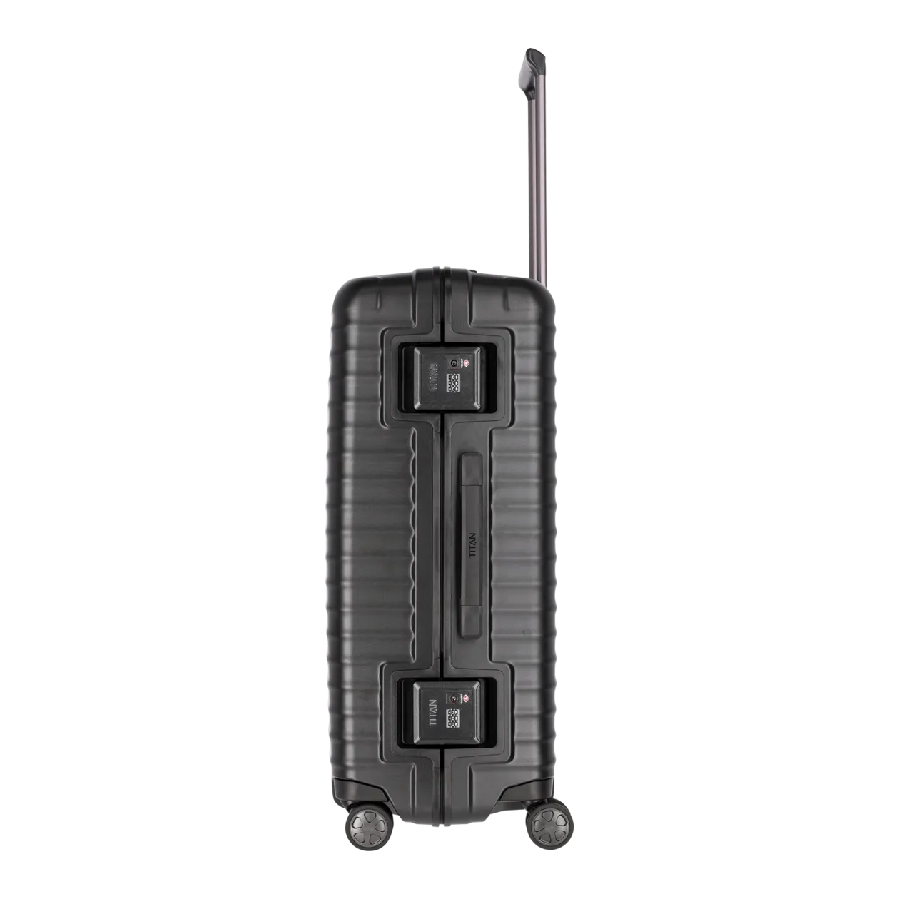 TITAN® LITRON FRAME Valise à roulettes L, 4 roulettes, noir