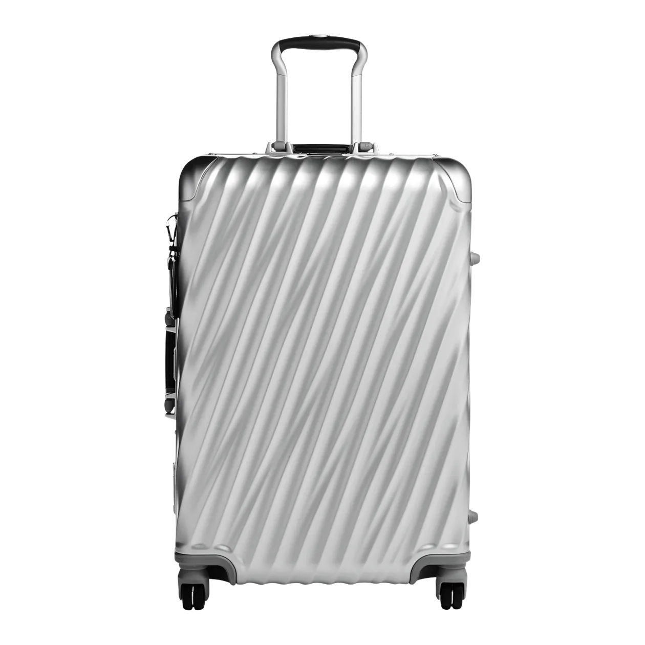 TUMI 19 Degree Aluminium Short Trip Trolley, 66 cm, 4-Wheel, Silver-Coloured