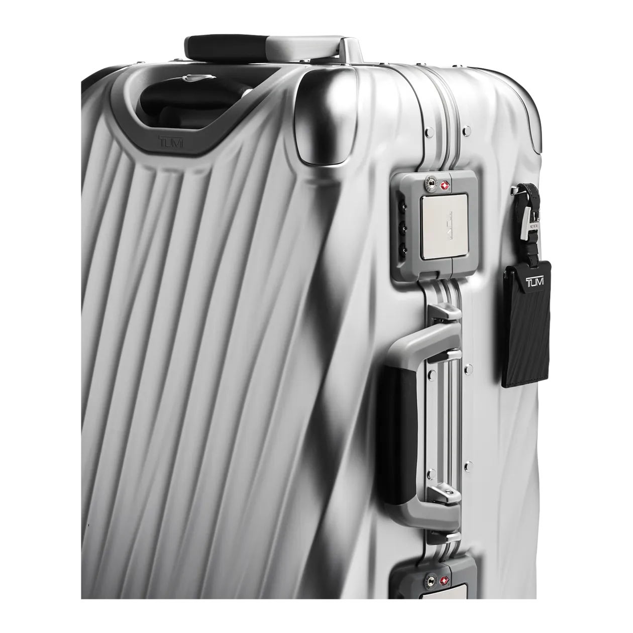 TUMI 19 Degree Aluminium International Valise cabine, 56 cm, 4 roulettes, argenté