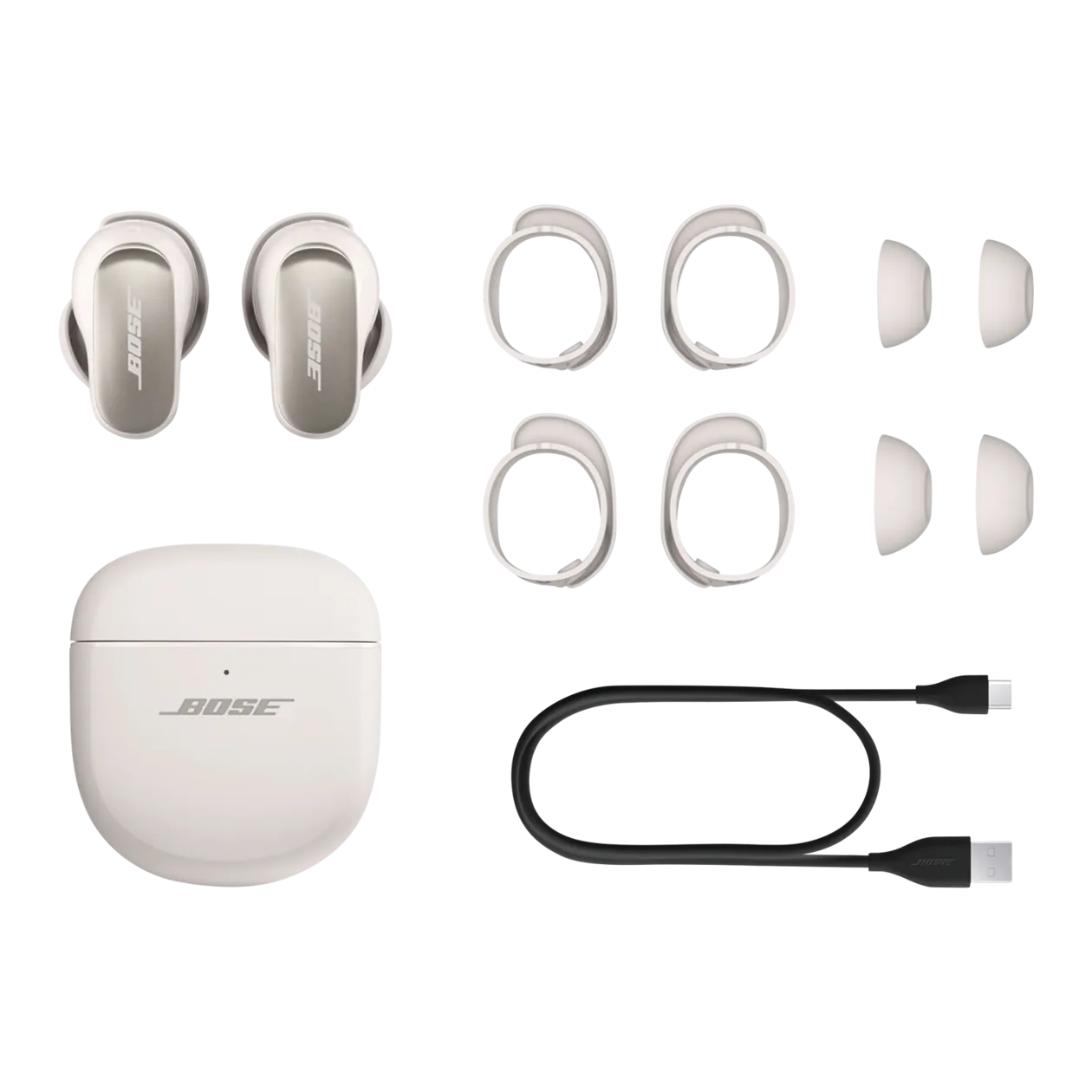 Bose QuietComfort Ultra Écouteurs intra-auriculaires, blanc