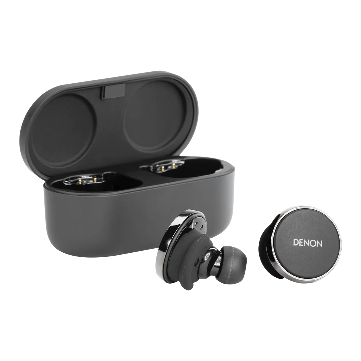 Denon PerL Pro True Wireless In-Ear-Kopfhörer, Schwarz