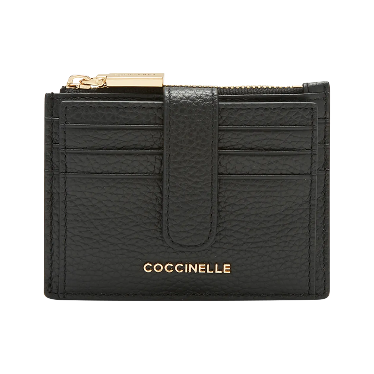 Coccinelle METALLIC SOFT Porte-cartes, noir