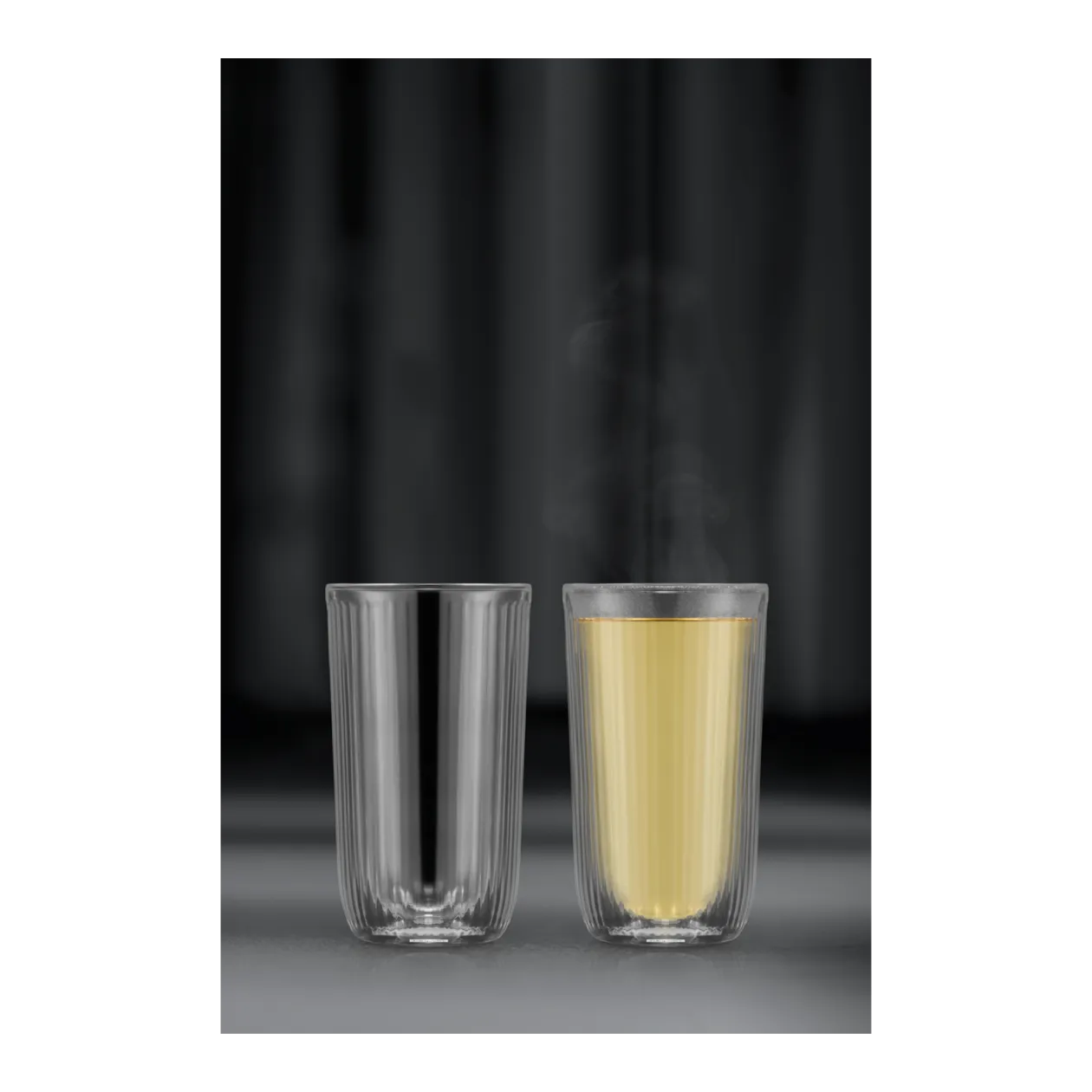 Bodum Douro Double Wall Glasses, 0.35 l, Set of 2, Semitransparent