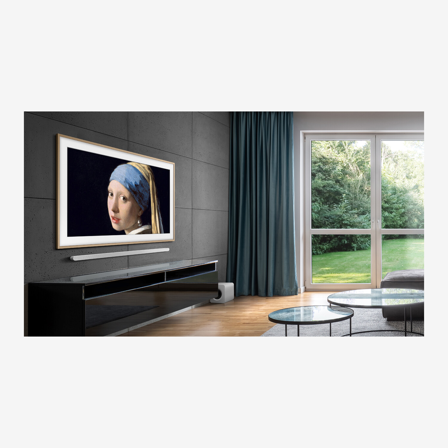 Samsung QLED 4K The Frame GQ55LS03DAUXZG TV, 55″, Black - Worldshop