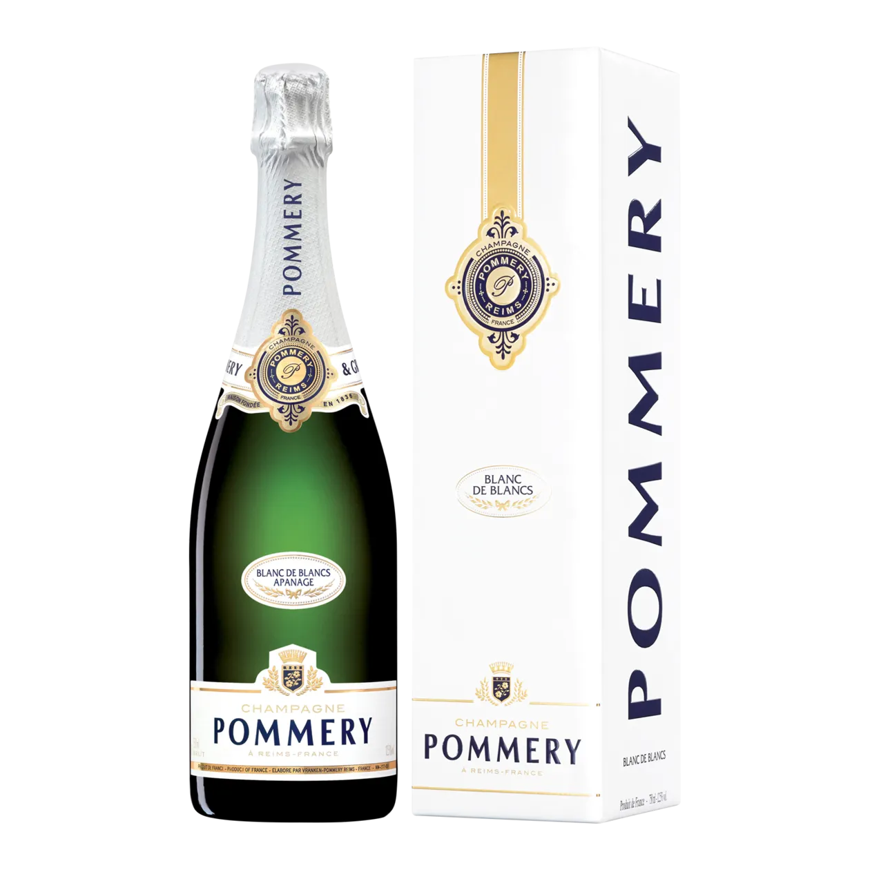 Pommery Apanage Blanc de Blancs, 2 Flaschen, Frankreich