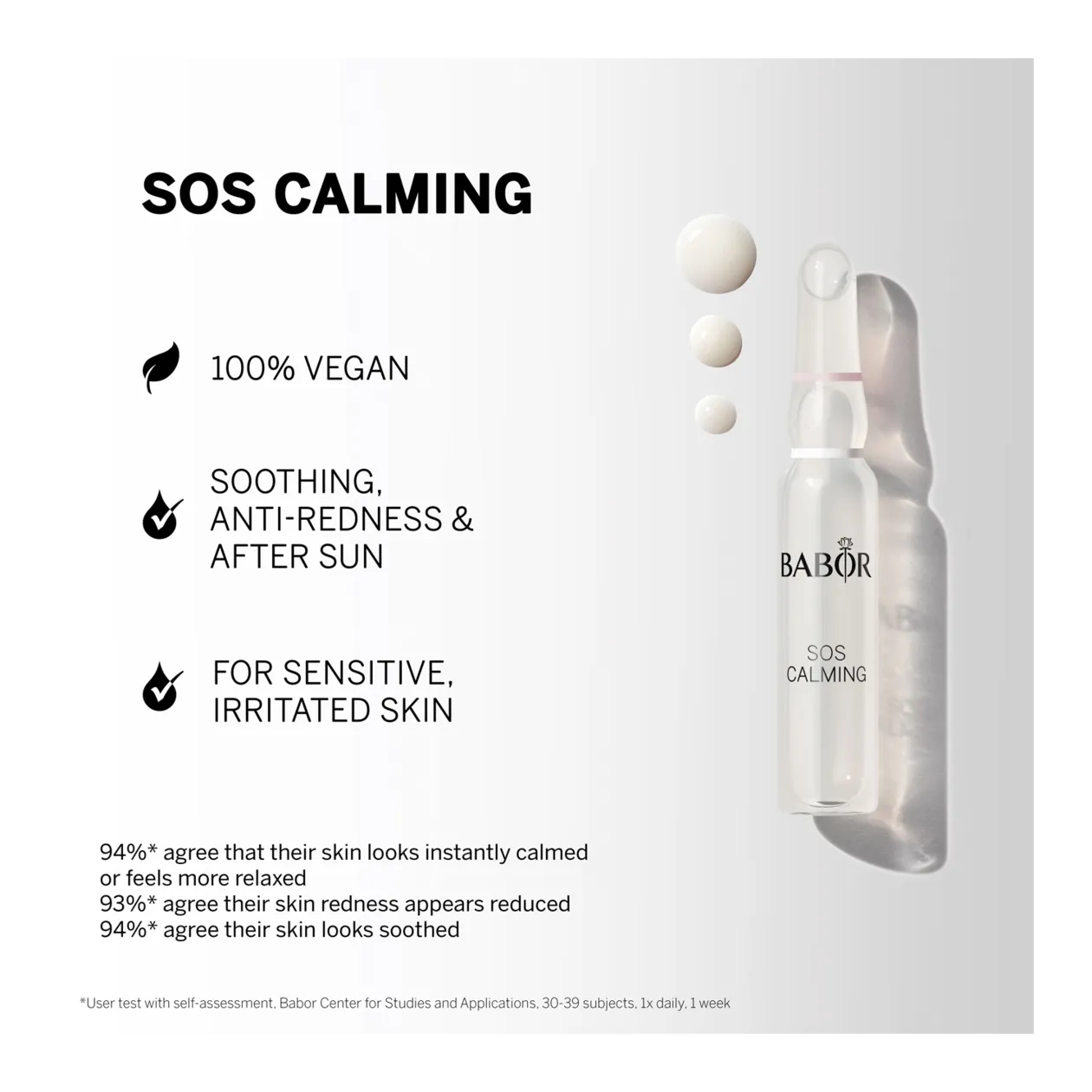 BABOR Ampoule Concentrates SOS Calming Serum, 14 ml