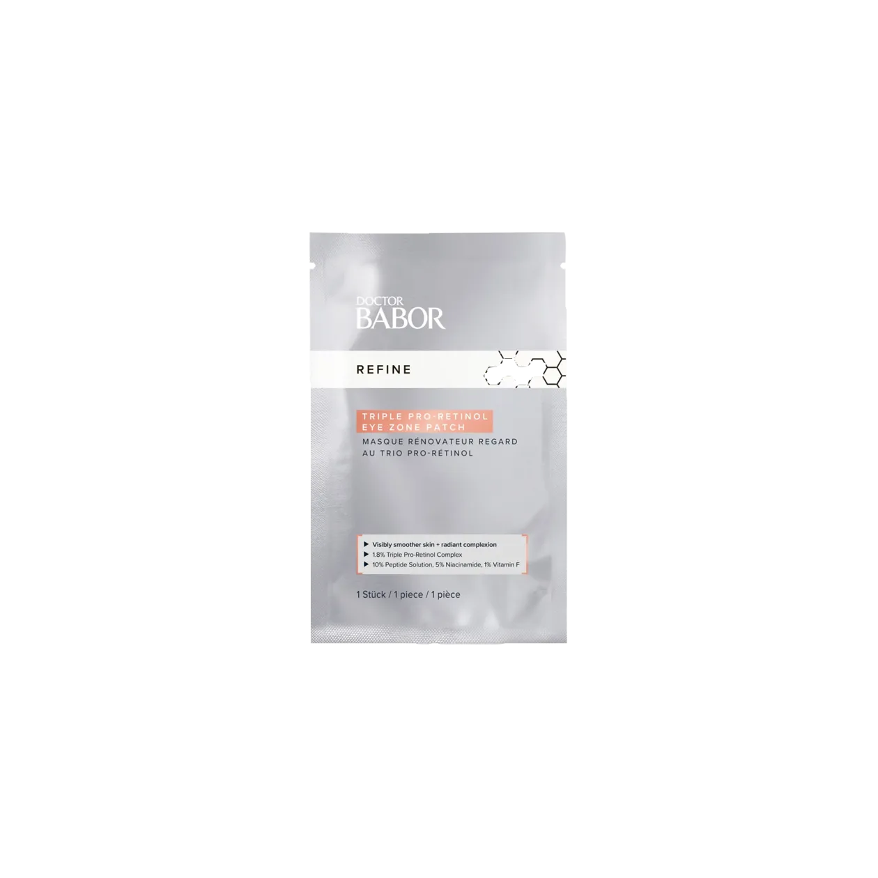 BABOR DOCTOR BABOR Triple Pro-Retinol Eye Zone Patch Masque contour des yeux, 5 pièces