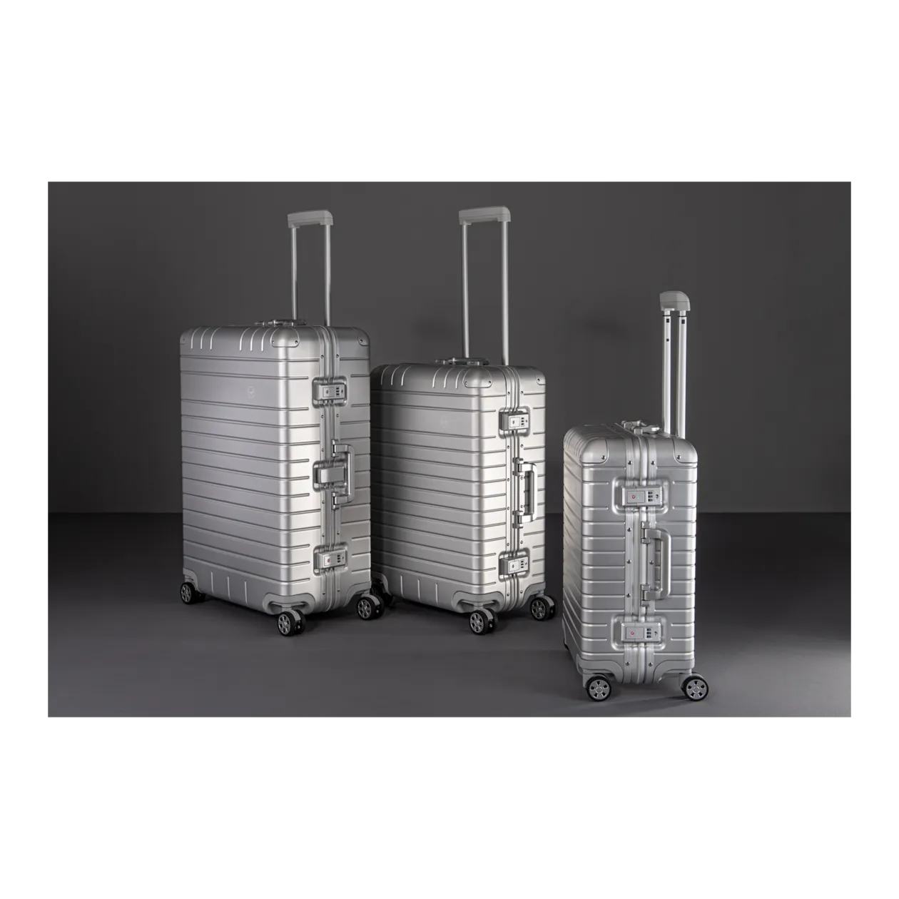 Lufthansa Aluminium Collection Trolley M, Silver