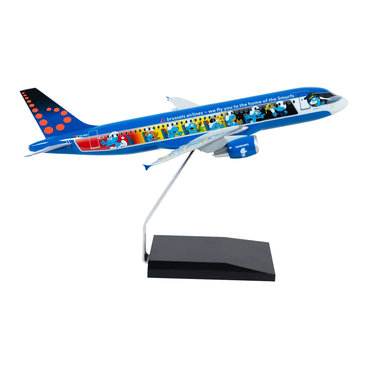 Brussels Airlines A320 "Aerosmurf", 1:100