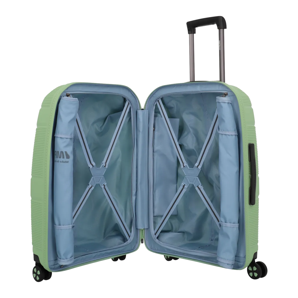 IMPACKT IP1 Valise à roulettes M, 4 roulettes, Spring Green