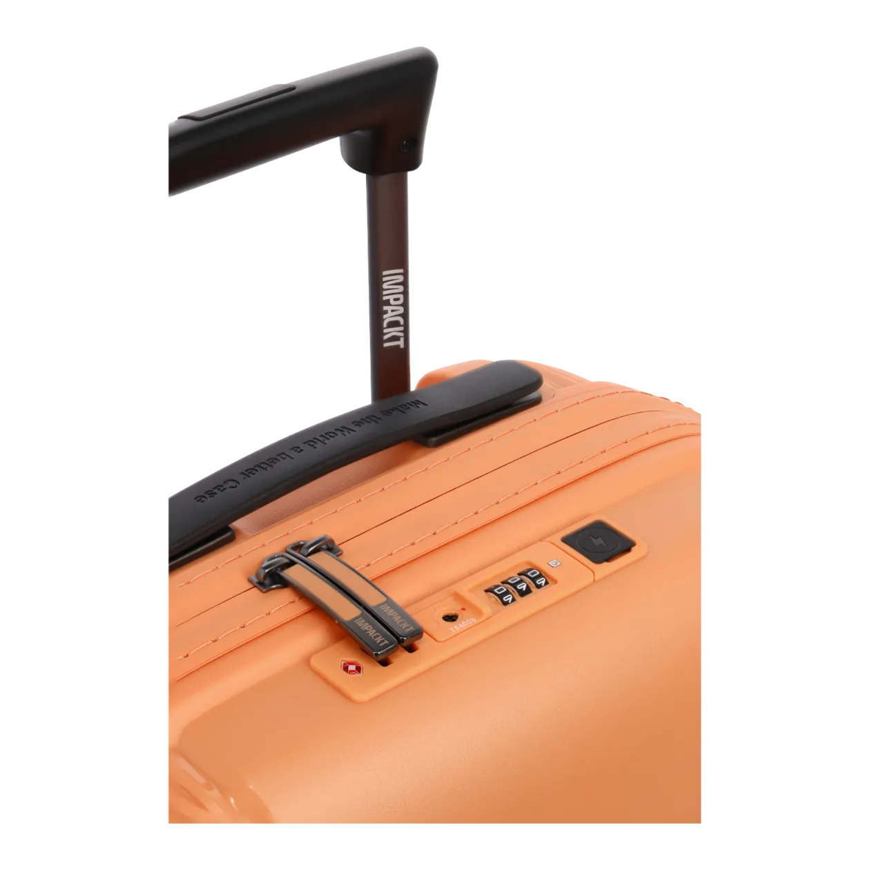 IMPACKT IP1 Trolley S con porta USB, 4 ruote, Garden Apricot