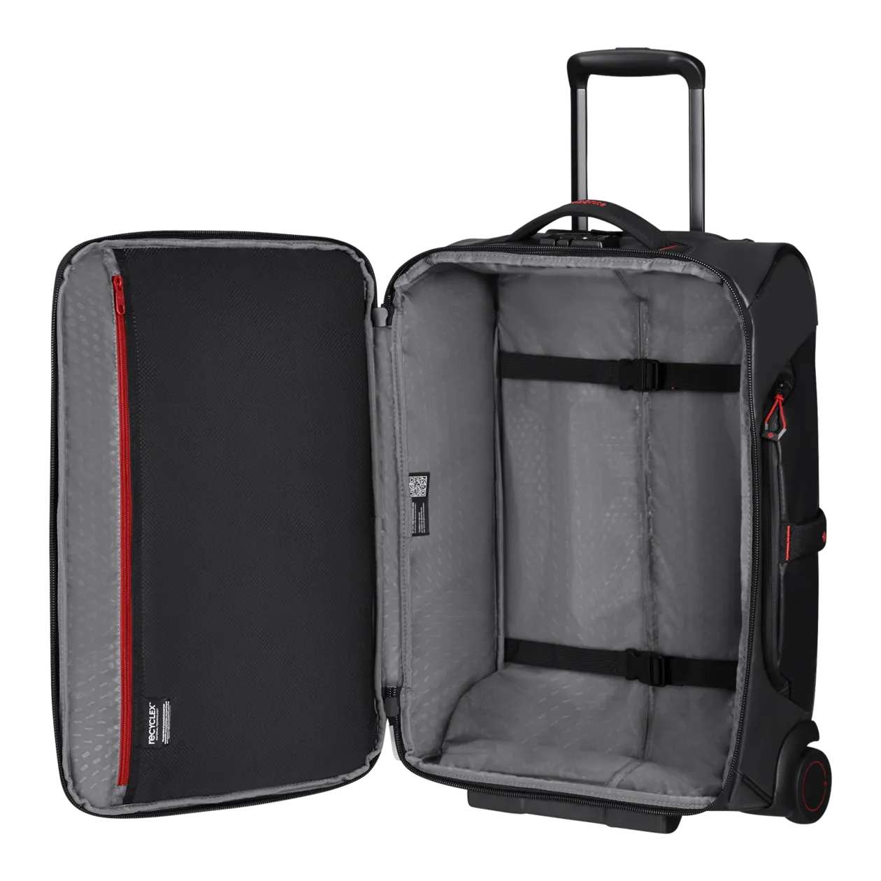 Samsonite Ecodiver 55 Reisetasche mit Rollen, Schwarz