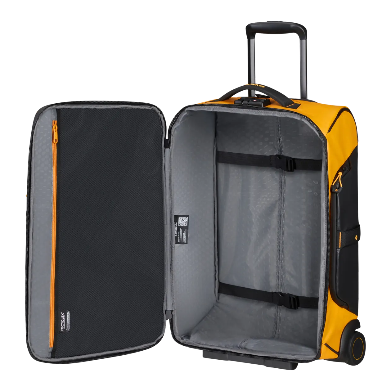 Samsonite Ecodiver 55 Reisetasche mit Rollen, Gelb