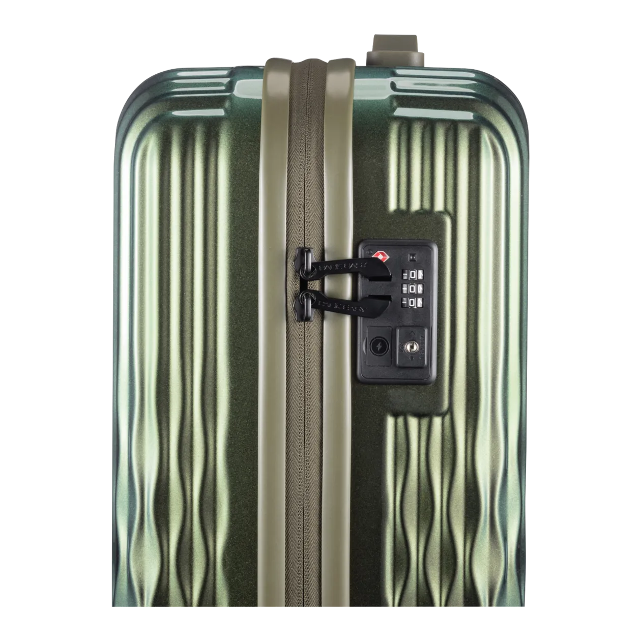 PACK EASY Flow Valise cabine à roulettes, Bronze Green