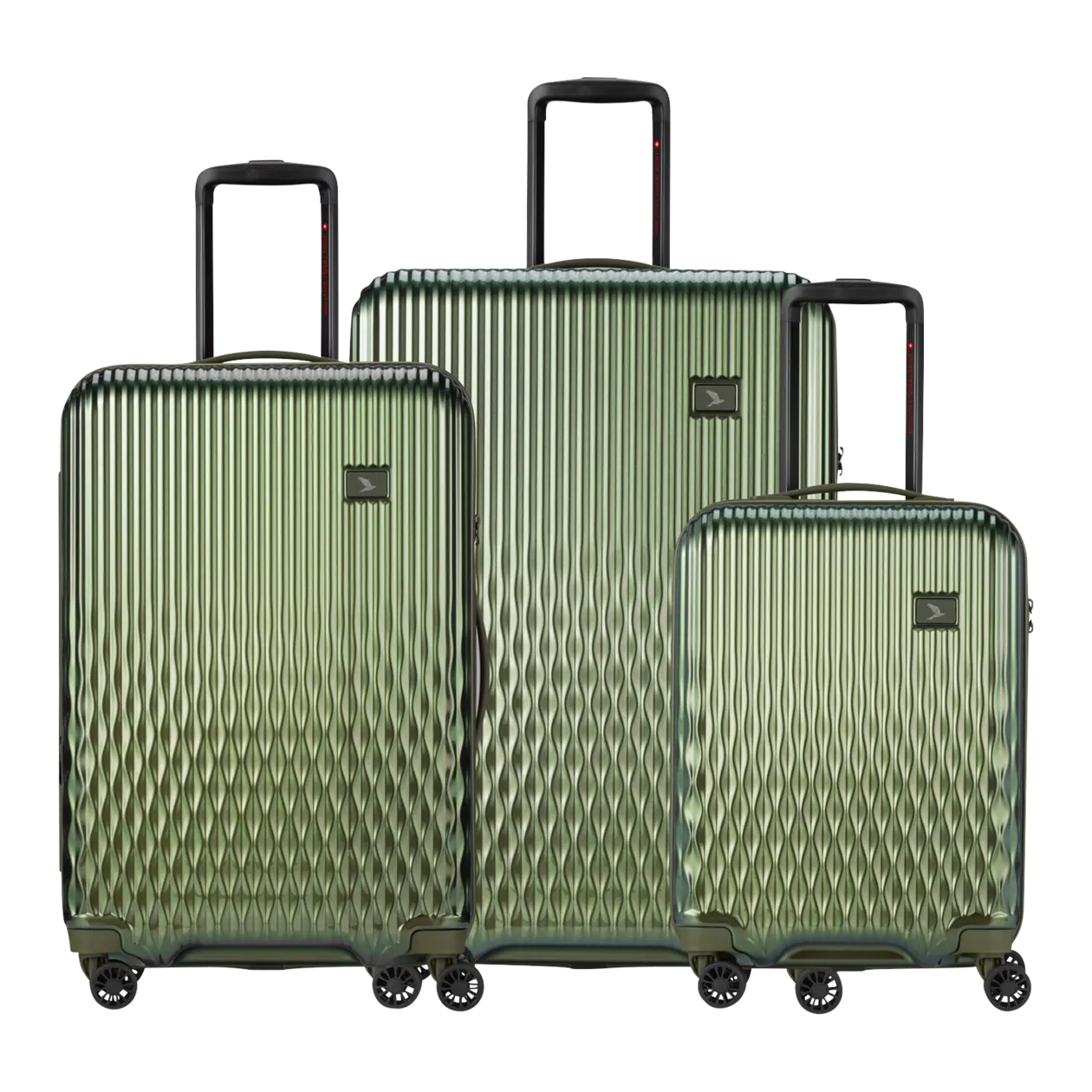 PACK EASY Flow Valise cabine à roulettes, Bronze Green