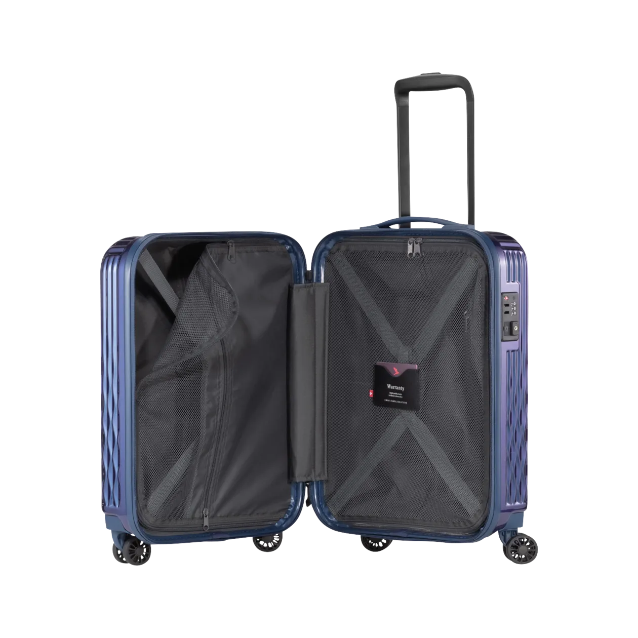 PACK EASY Flow Valise cabine à roulettes, Moroccan Blue