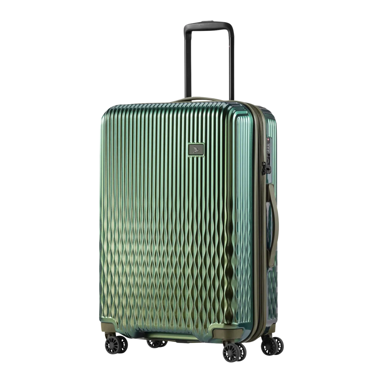 PACK EASY Flow Valise à roulettes M (extensible), Bronze Green