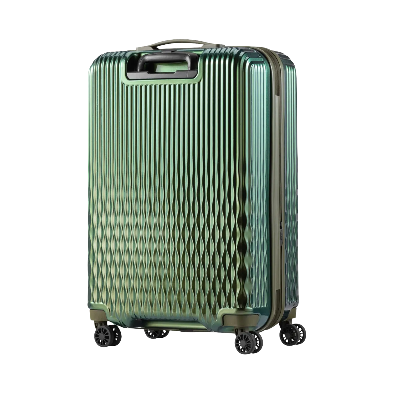 PACK EASY Flow Valise à roulettes M (extensible), Bronze Green