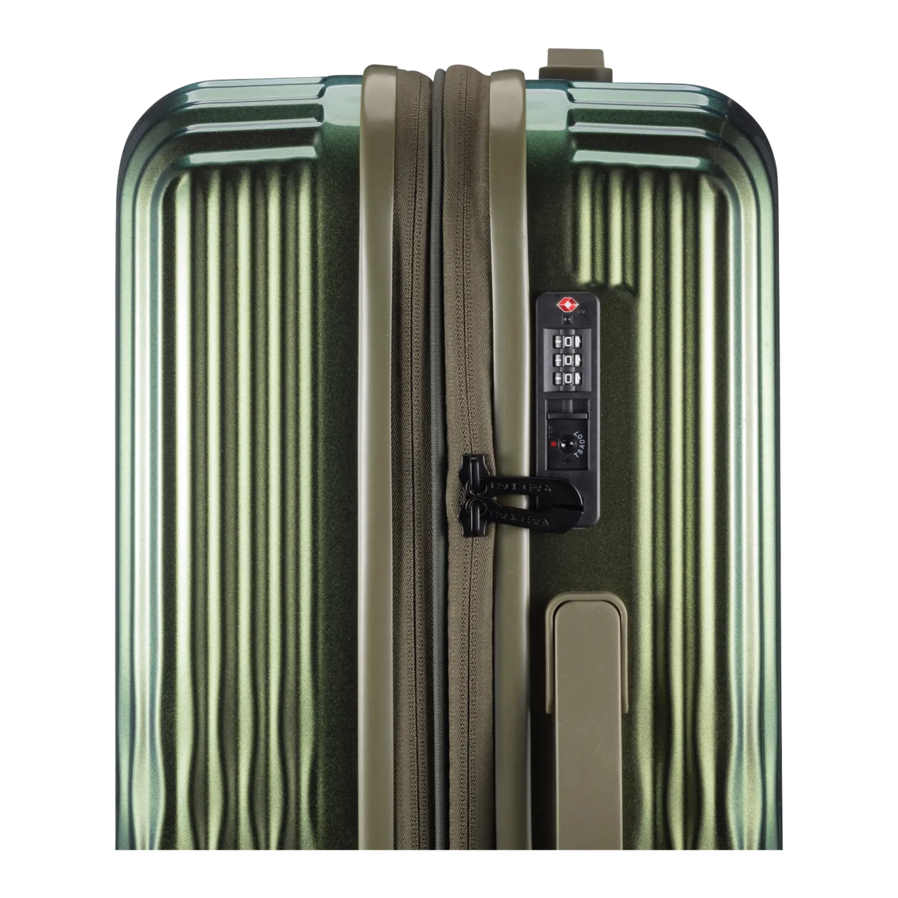 PACK EASY Flow Valise à roulettes M (extensible), Bronze Green