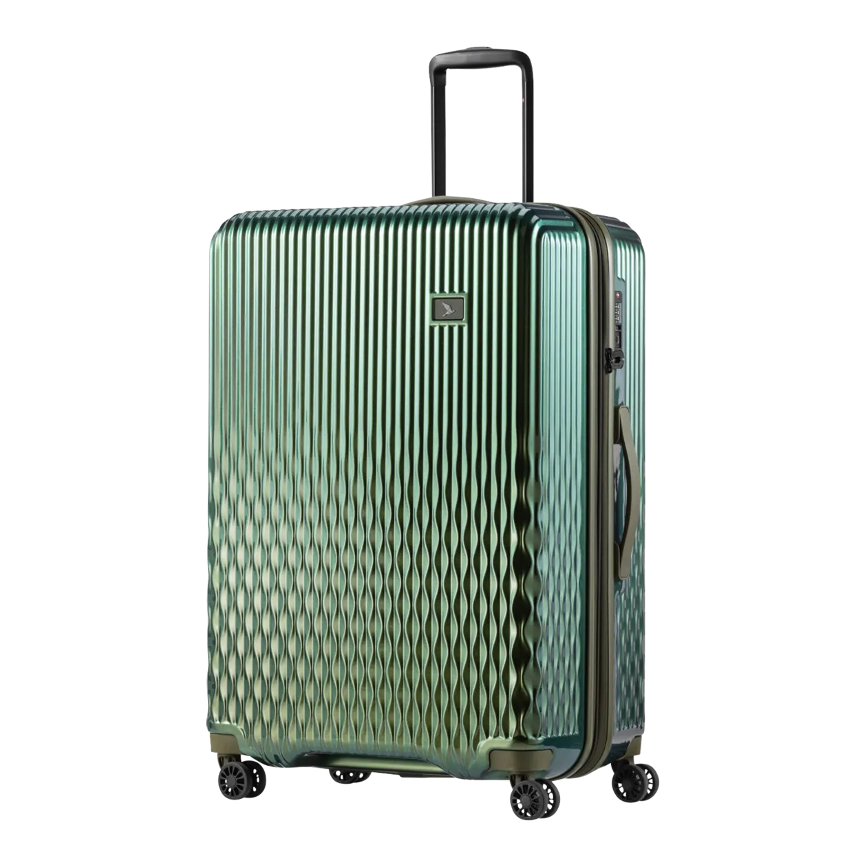 PACK EASY Flow Valise à roulettes L (extensible), Bronze Green