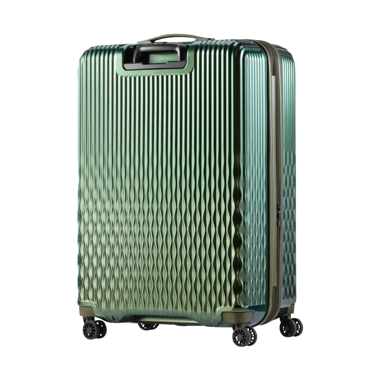 PACK EASY Flow Valise à roulettes L (extensible), Bronze Green