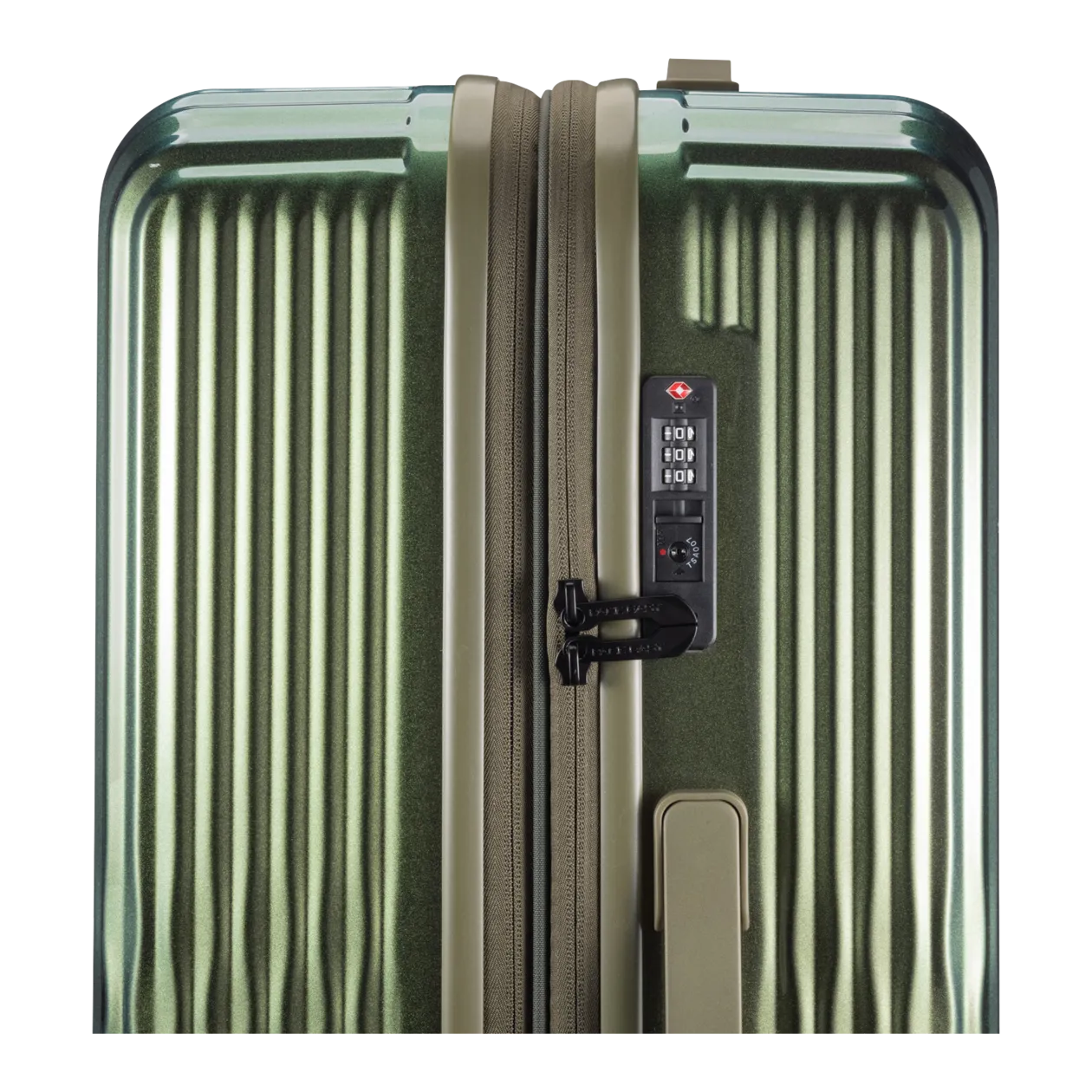 PACK EASY Flow Valise à roulettes L (extensible), Bronze Green