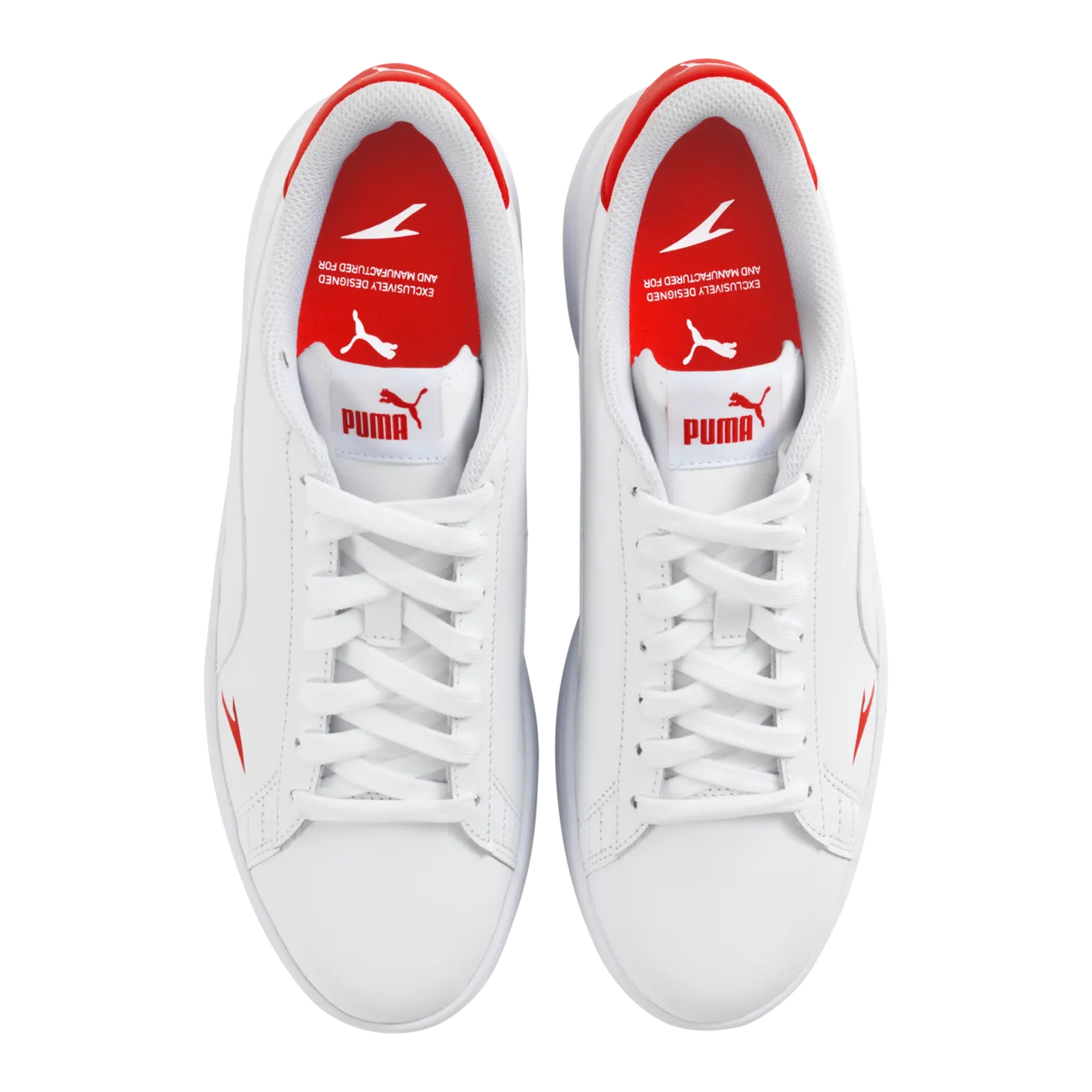 Austrian Puma Smash v2 OS Special Edition Sneaker, bianco/rosso