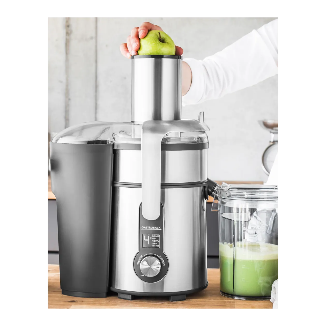 Gastroback Design Multi Juicer Digital Extracteur de jus, argenté