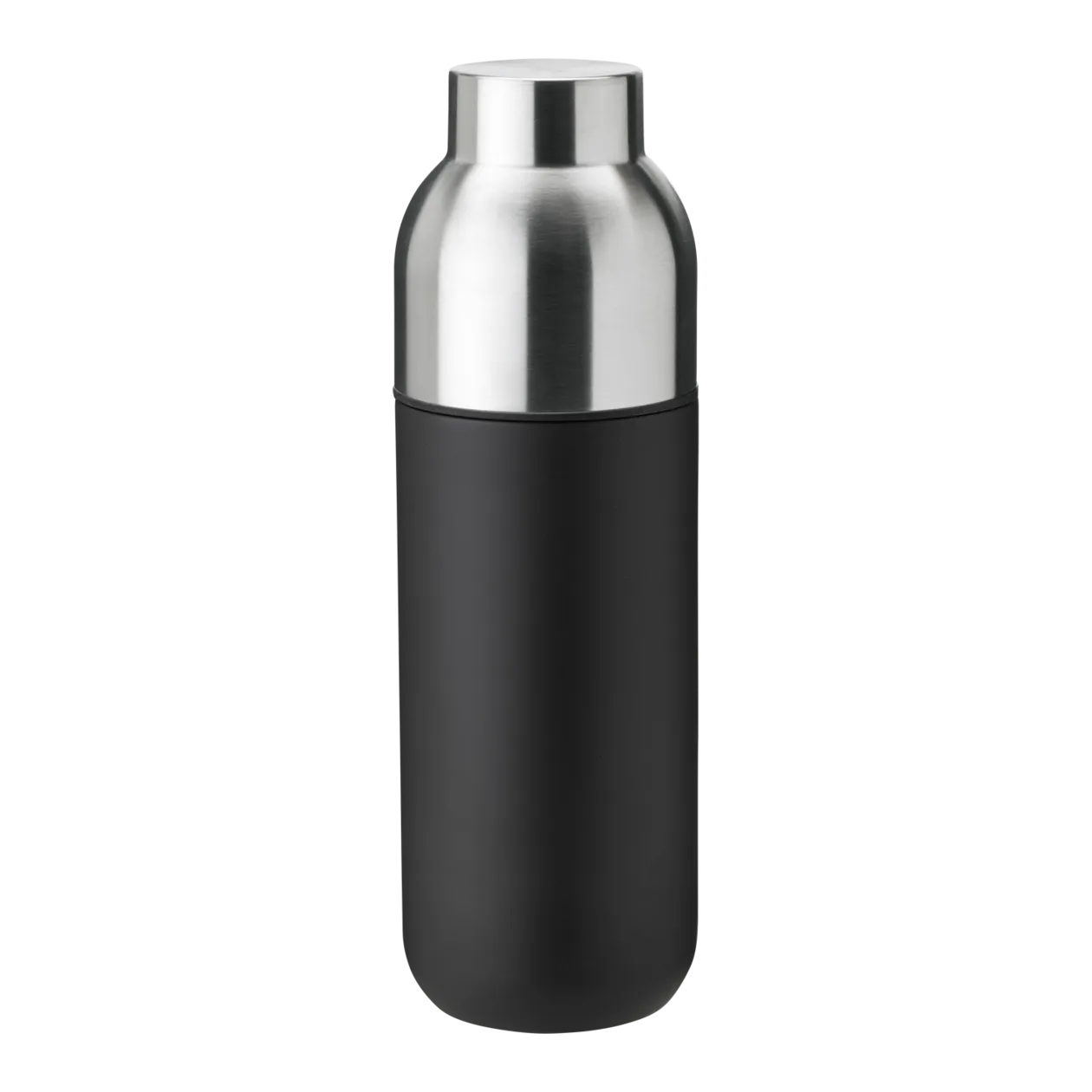 Stelton Keep Warm Isolierflasche, Schwarz