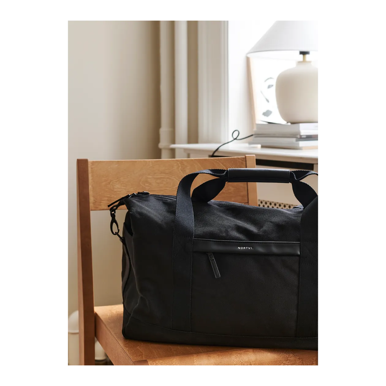 NORTVI Weekender Sac de voyage, Midnight Black