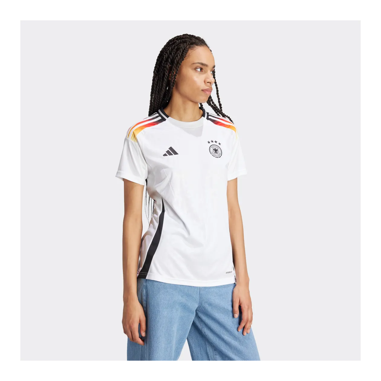 Adidas DFB 24 Home Shirt, Women's, White