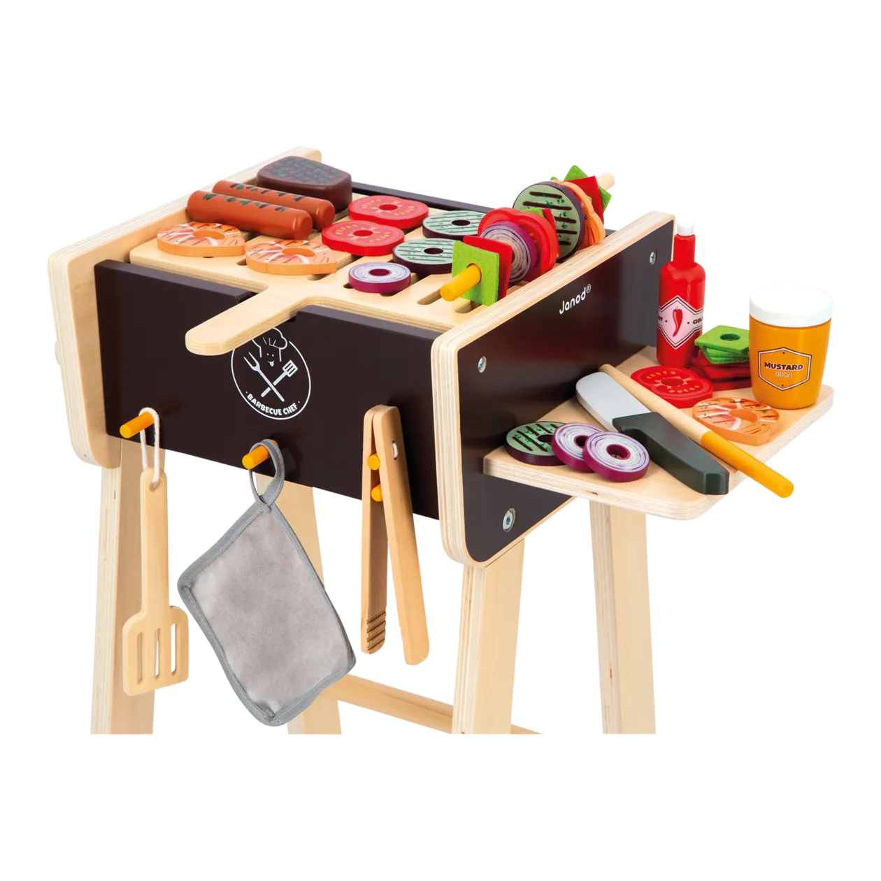 Janod Barbecue pour enfant Ensemble de jeu