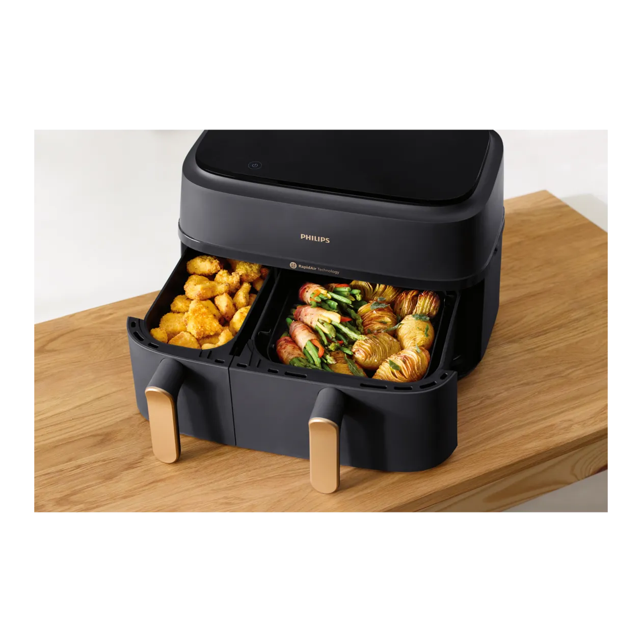 Philips Airfryer 3000 Series Heißluftfritteuse, 3/6 l, Schwarz