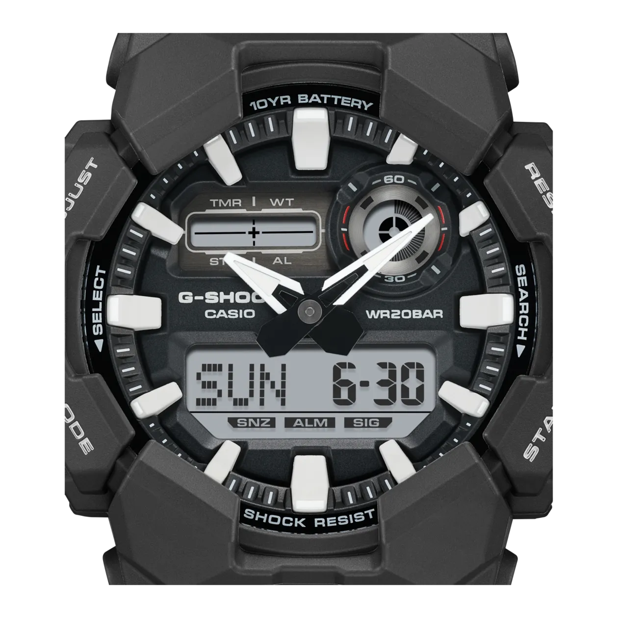 CASIO G-SHOCK GA-010-1AER Orologio da uomo, nero