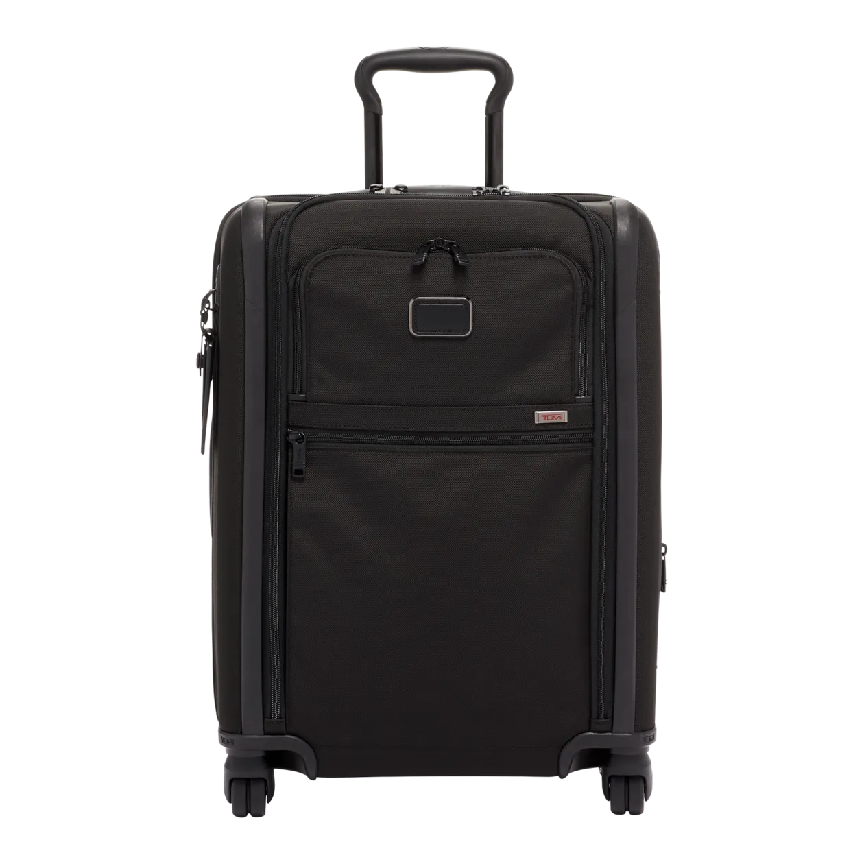 TUMI Alpha X Continental Dual Access Carry-On Valise cabine à roulettes, 4 roulettes, noir