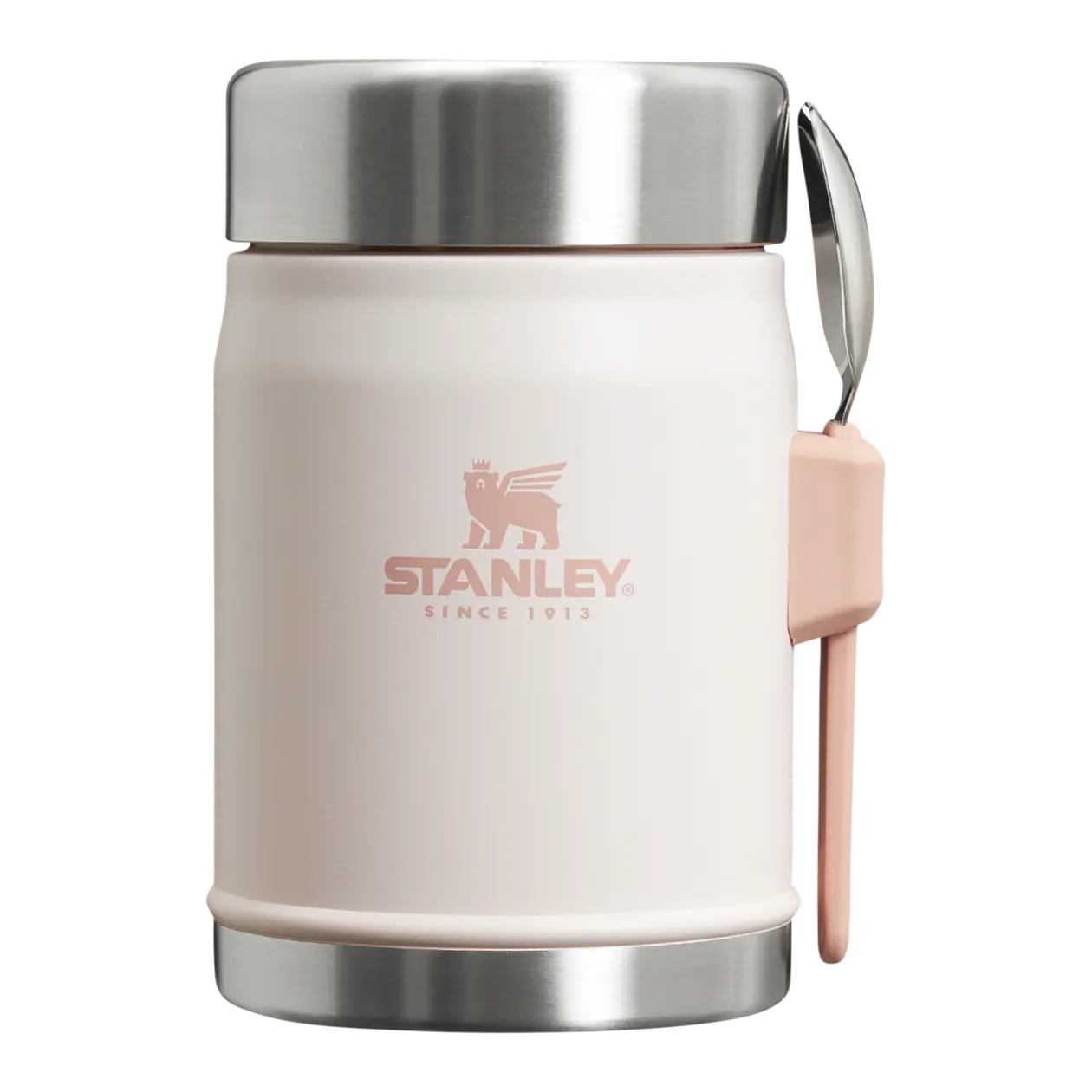 Stanley Legendary Food Jar + Spork Bocal avec cuillère-fourchette, 410 ml, Roze Quarz