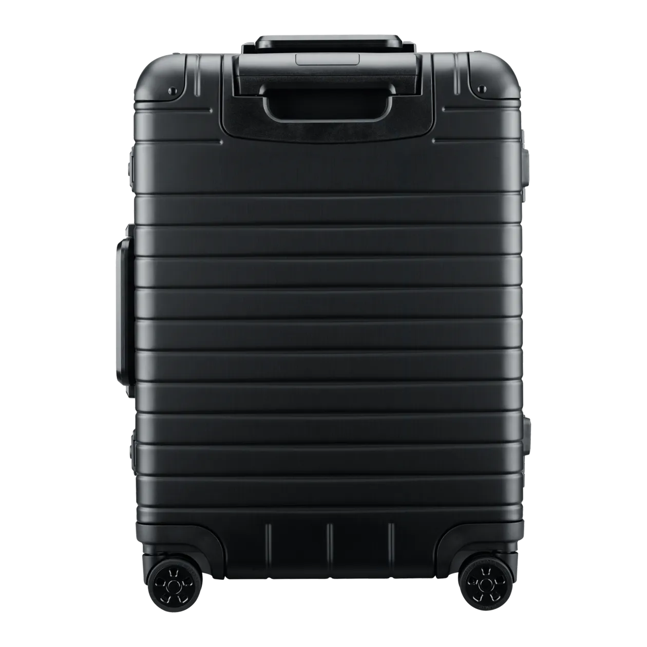 SWISS Aluminium Collection Trolley S mit Vortasche, Schwarz