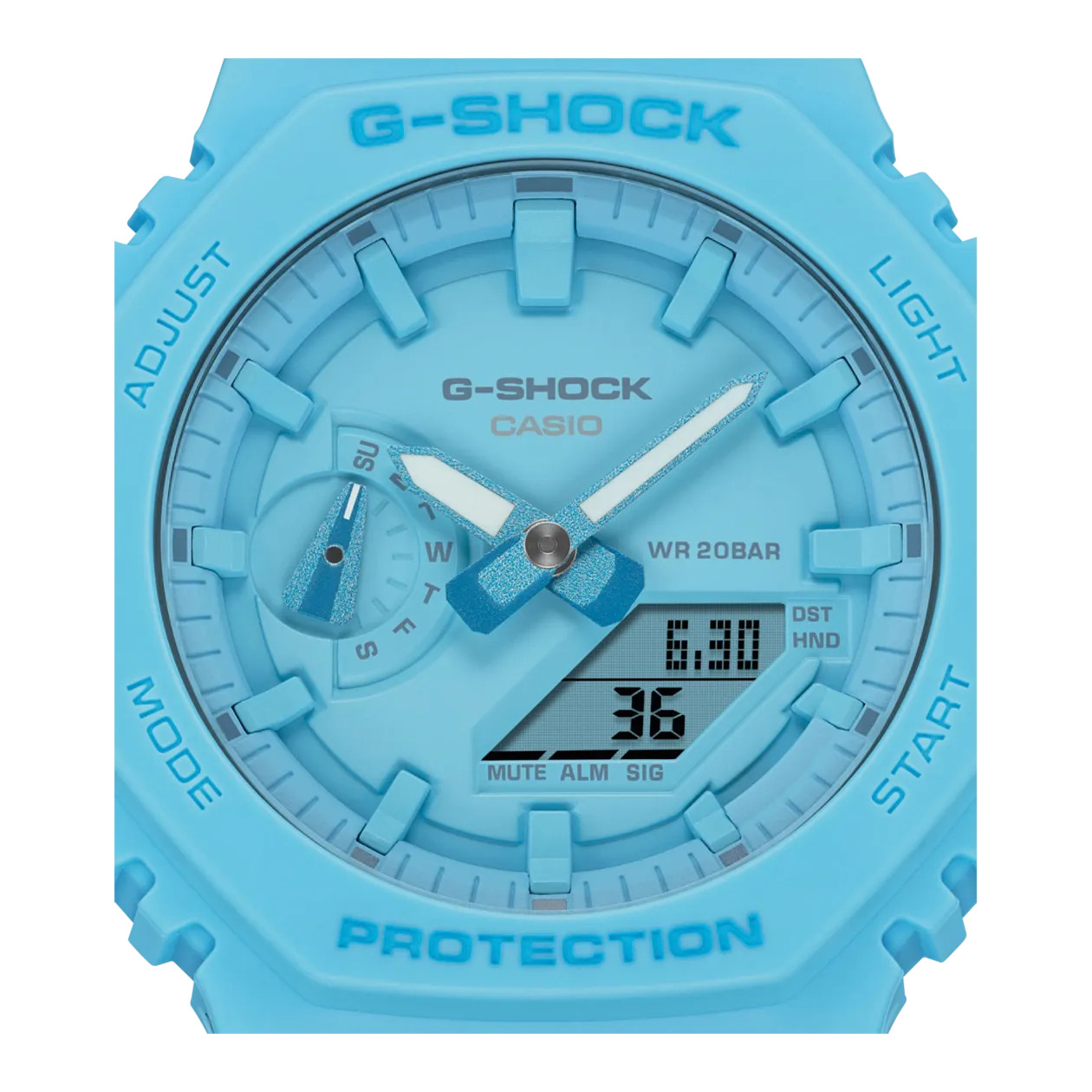 CASIO G-SHOCK GA-2100-2A2ER Orologio da polso, celeste