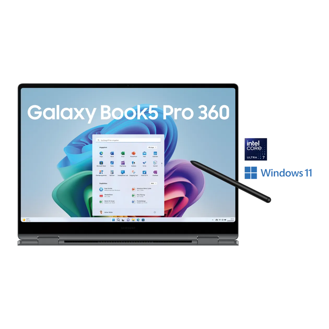 Samsung Galaxy Book5 Pro 360 Notebook, 512 GB, Moonstone Gray