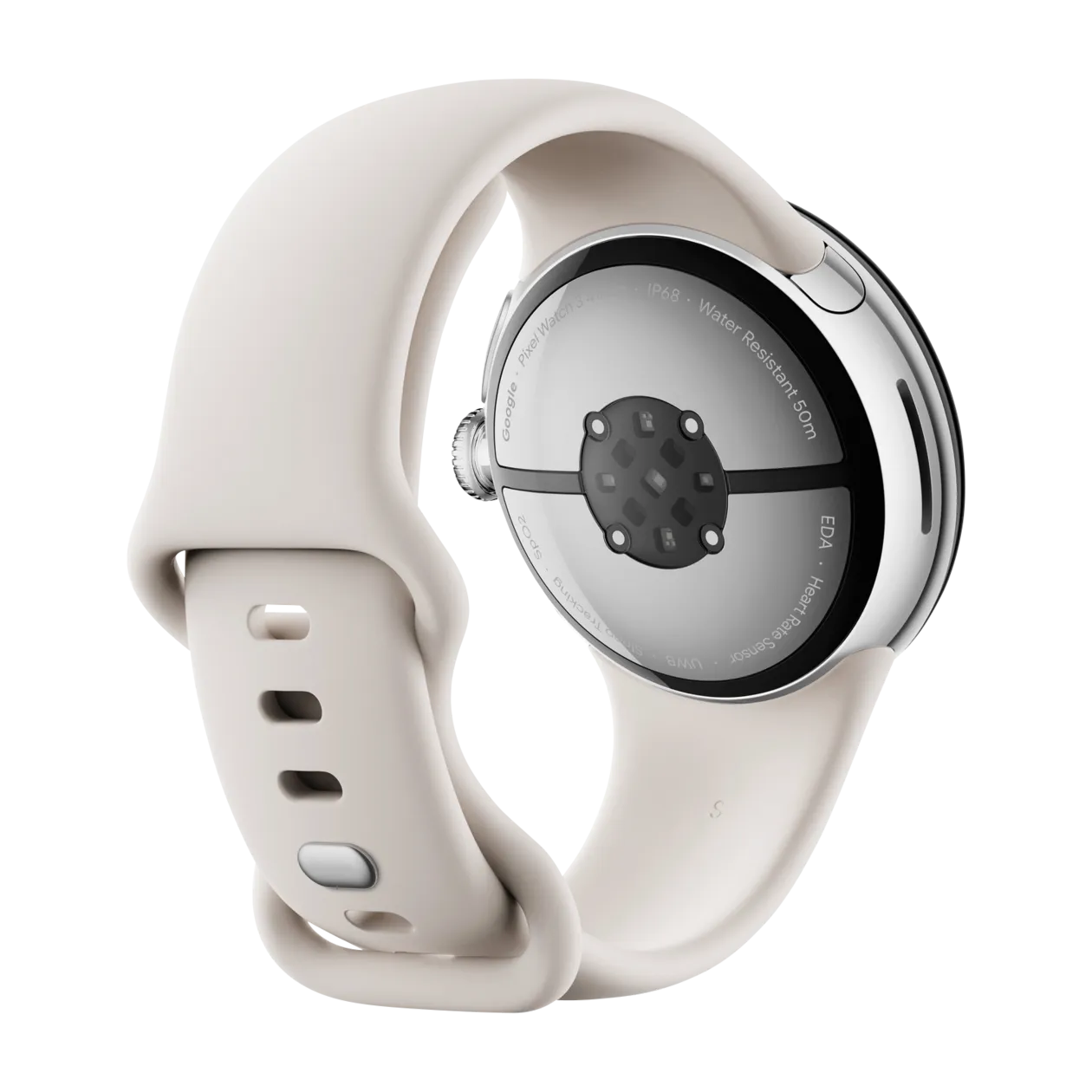 Google Pixel Watch™ 3 Wi-Fi Montre connectée, 41 mm, Silver/Porcelain