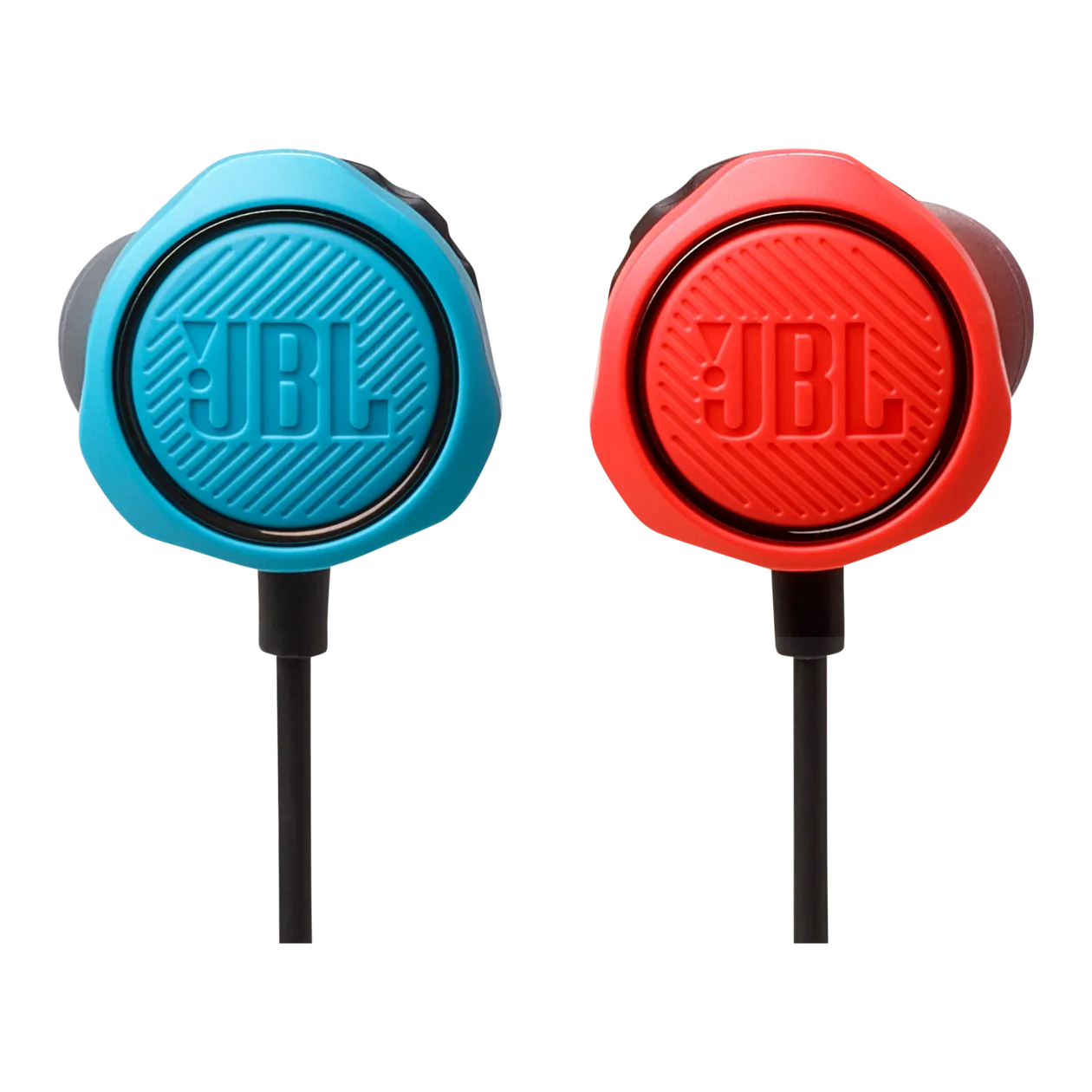 JBL Quantum 50 N Cuffie da gaming in-ear, rosso/blu