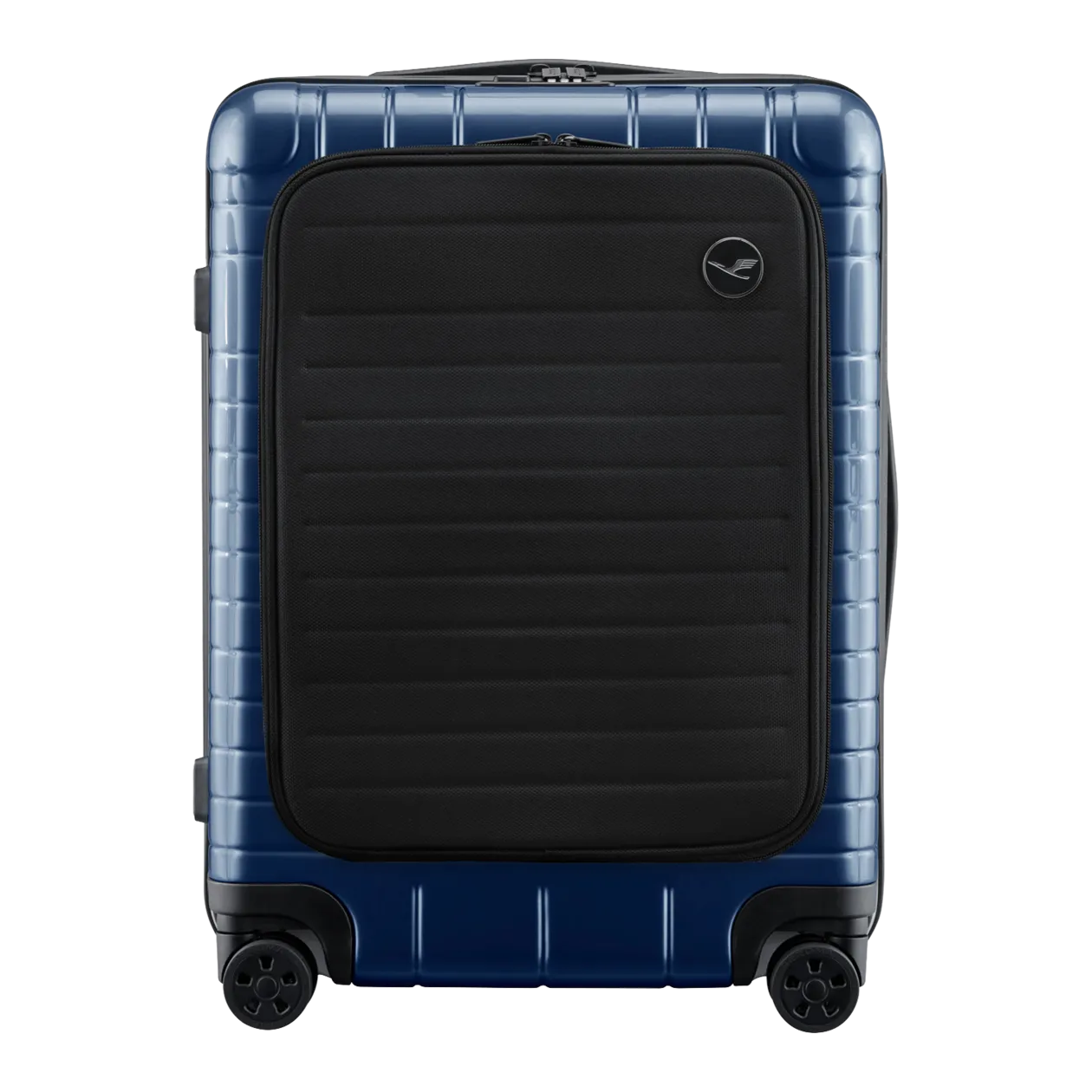 Lufthansa Life Collection Trolley S con tasca frontale, navy