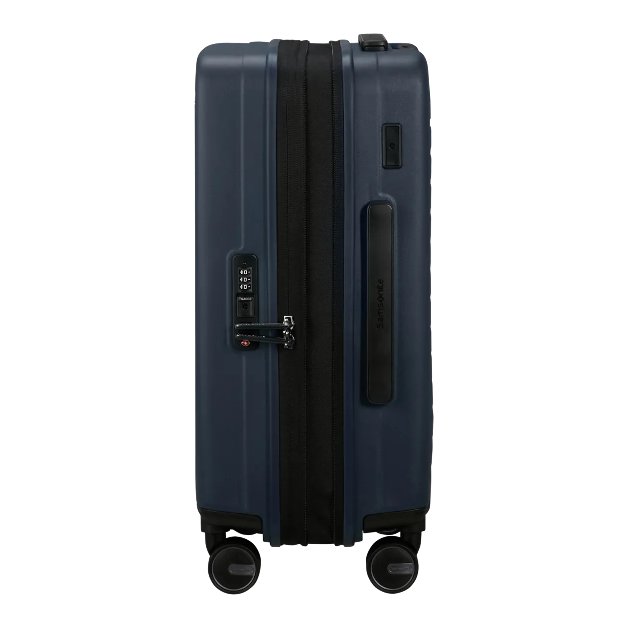 Samsonite Restackd Spinner 55/20-23 Valise à roulettes S (extensible), Midnight Blue